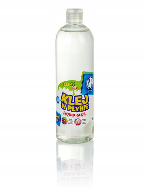 Klej W PŁYNIE Bezbarwny Do Slime Glutów Transparentny 500 ml 3+ Astra