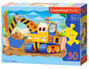 Puzzle 30 Układanka Auto Żółta KOPARKA Autko Pojazd Budowlany 4+ Castorland