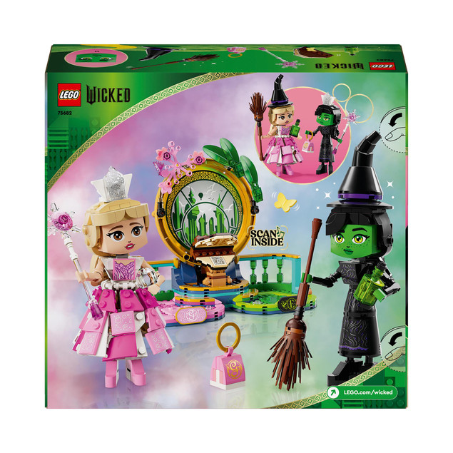 LEGO Wicked Zestaw: Figurki Elphaby i Glindy – 558 Elementów