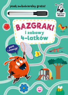 Bazgraki i ZABAWY 4-LATKÓW Rozwijające Z Pisakiem 4+ Kapitan Nauka