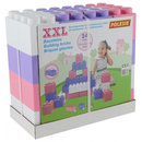 24 Klocki Budowlane XXL Gigant + 24 łączniki