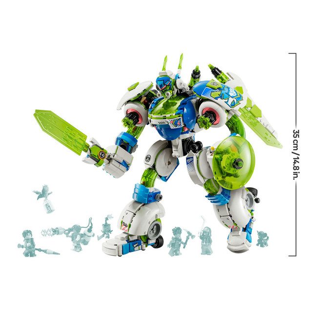 LEGO DREAMZzz 71485 Mech-rycerz Mateo i Z-Blob – Robot 3w1, Kreatywny Zestaw dla Dzieci