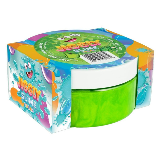 Jiggly Slime Zapachowy Zielone Jabłko 200G Tuban Glutek Antystresowy Super