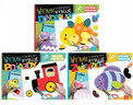 Zestaw wycinanek edukacyjnych Pojazdy, Dinozaury, Zwierzęta – Aksjomat | 3 w 1