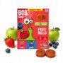 Rollsy owocowe BOB SNAIL Truskawka Borówka 200g MIX 20 szt bez cukru wegan