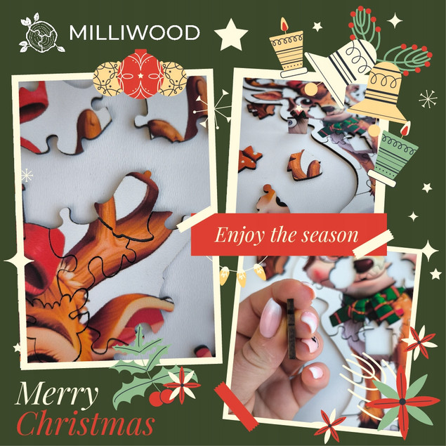 Puzzle Alexander 50 elementów Caramel Reindeer