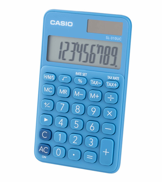 Kalkulator biurowy CASIO SL-310UC-BU Niebieski