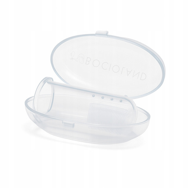 BOCIOLAND Szczoteczka Do Zębów i Dziąseł Silikonowa Masażer Dla Niemowląt