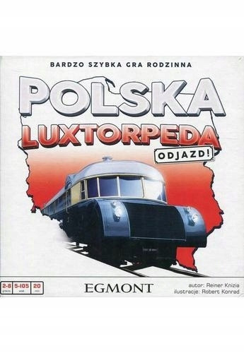Gra planszowa Polska Luxtorpeda: Odjazd Egmont