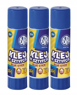 3x Klej w Sztyfcie XL 36g Astra