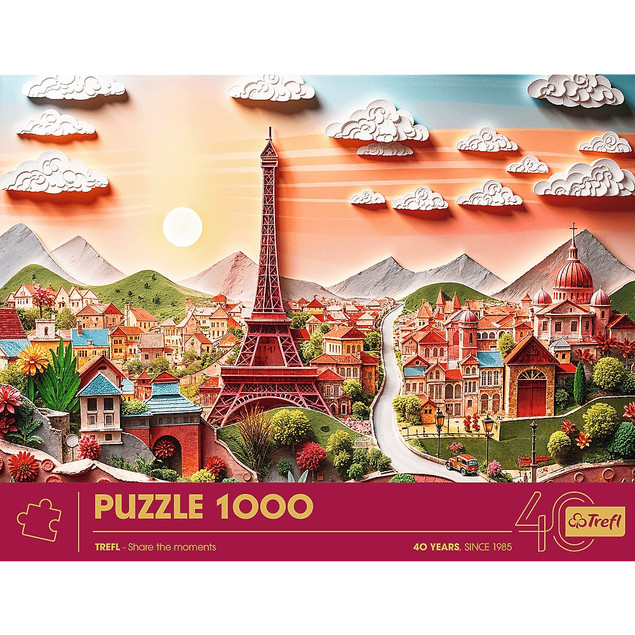 Puzzle 1000 Paryż
