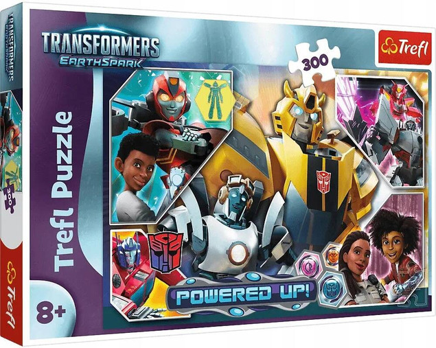 PUZZLE 300 W ŚWIECIE TRANSFORMERS SUPERBOHATEROWIE TREFL