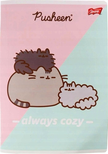 ZESTAW UPOMINKOWY PLASTYCZNY WYPRAWKA KOT PUSHEEN MIĘTOWY