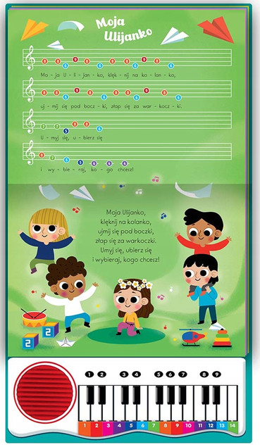 Piosenki Dla Dzieci Sam Zagraj i Zaśpiewaj Piosenki z Pianinkiem Aksjomat