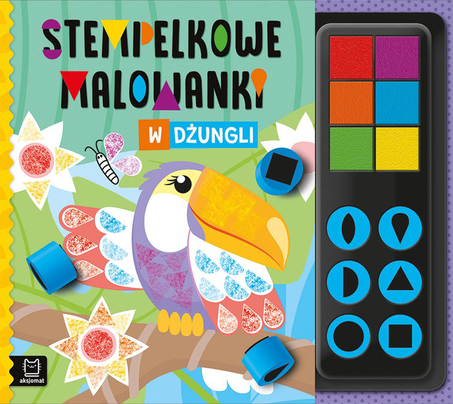 Stempelkowe Malowanki W Dżungli Agata Kaczyńska – Książka Aktywizująca