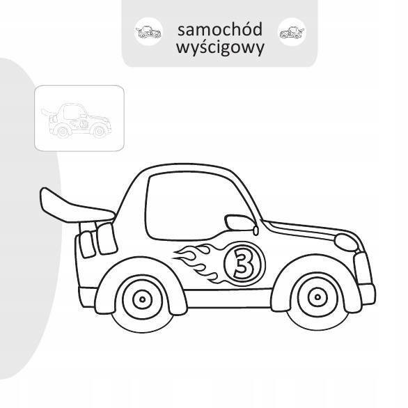 Malowanie-doklejanie. Pojazdy wyścigowe