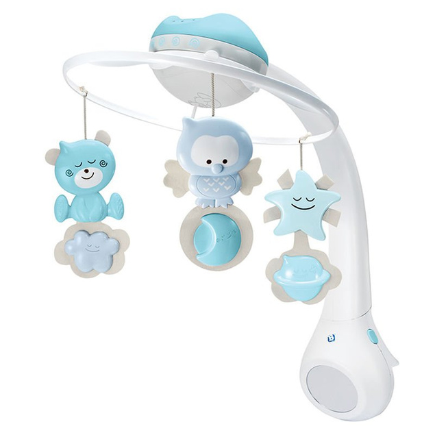 Projektor Karuzelka do łóżeczka 3w1 B-kids (blue)