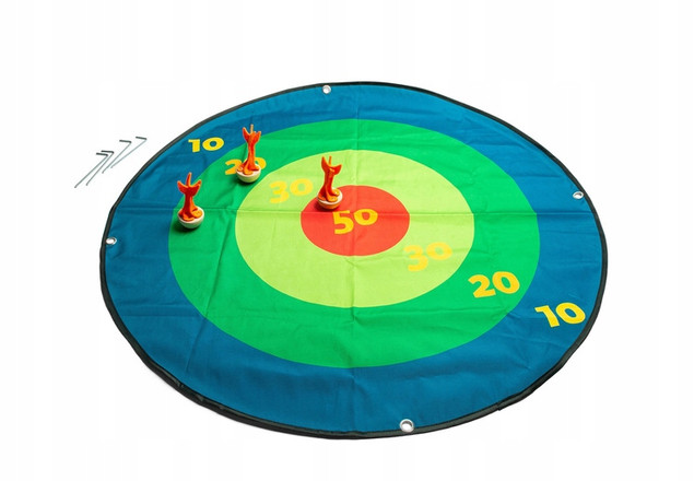BS Toys XXL Park Darts – drewniana gra rzutki plenerowa 6+ (GA442)