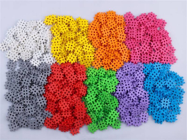 Klocki Mini Waffle 500 sztuk Marioinex