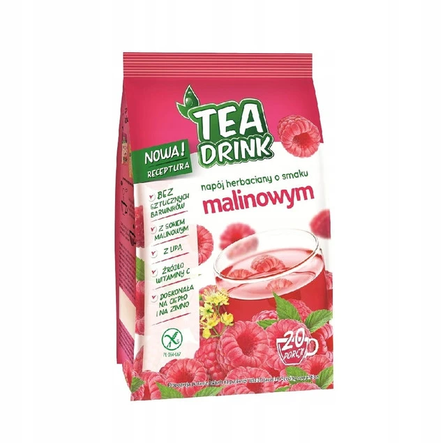Herbata rozpuszczalna Celiko 300g malinowa bezglutenowa z lipą