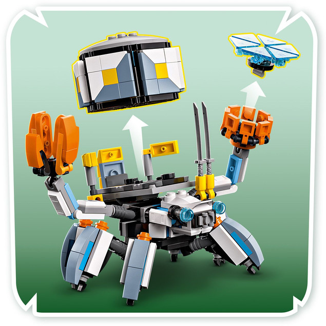 LEGO Horizon Adventures 77037 Aloy i Varl kontra Shell-Walker (Krabołaz) i Piłoząb Zestaw