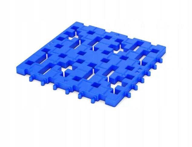 KLOCKI MELI MAXI Podstawki Płytki Konstrukcyjne BLUE 6 SZT.