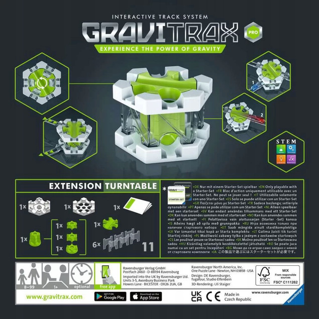 Zestaw uzupełniający Ravensburger GraviTrax Pro Obrotnica