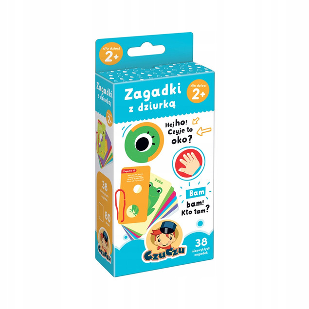 Zagadki z Dziurką - Książeczka dla dzieci 2+