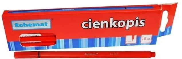 Długopis niebieski Schemat