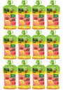 12x BOB SNAIL Smoothie BANAN MALINA Bez Dodatku Cukru Mus 120g