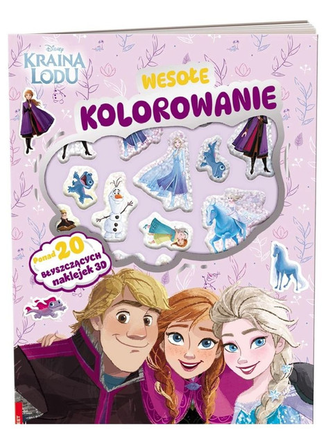 Disney Kraina Lodu. Wesołe kolorowanie Praca zbiorowa