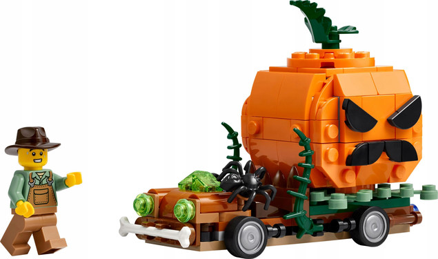 LEGO Ikoniczny 40822 Pickup z dyniami na Halloween