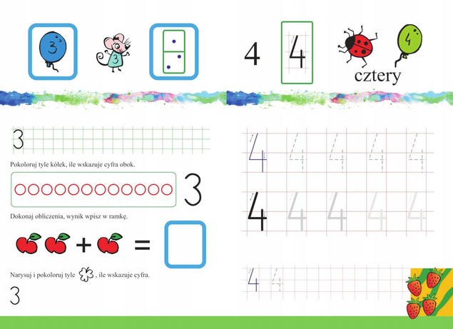 Kaligrafia. Literki i cyferki, klasy 1-3