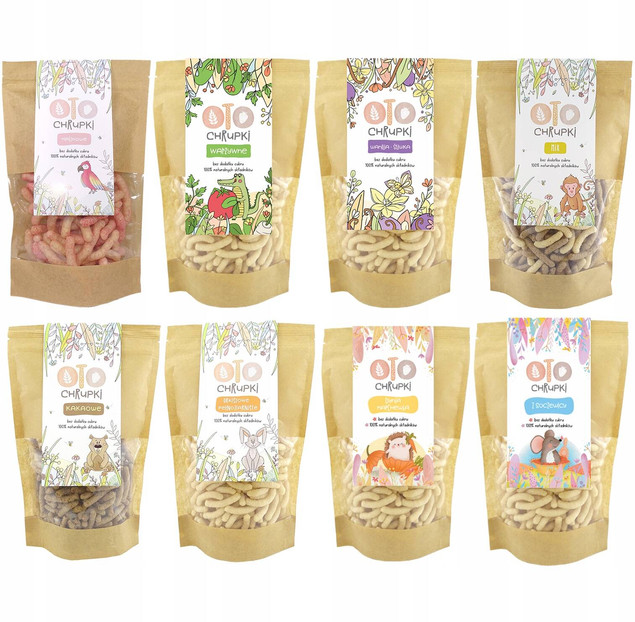 Chrupki Naturalne Mix 8 Smaków OtoLandia