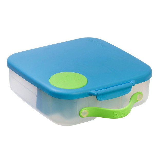 Lunchbox, śniadaniówka do szkoły, pracy, przegródki, wkład chłodzący, 2l, Ocean Breeze, b.box