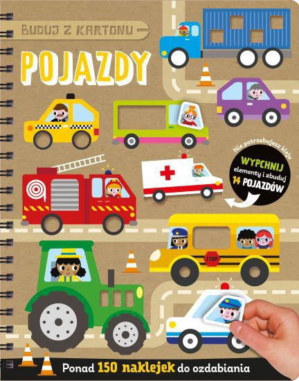 Pojazdy. Buduj z kartonu Praca zbiorowa