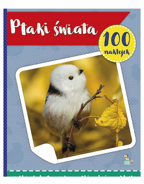 100 naklejek z plakatem. Ptaki świata Małgorzata Ewa Skibińska