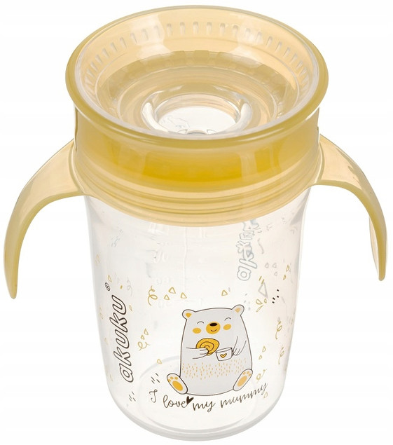 Kubek Niekapek 360° Akuku 240ml 6m+