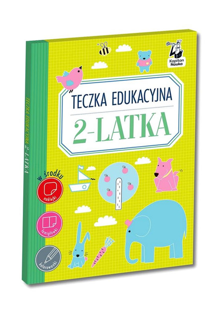 Teczka Edukacyjna 2-Latka 2+ Kapitan Nauka