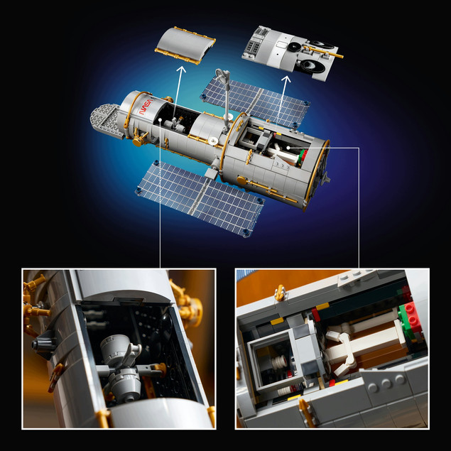LEGO Icons 11382 Kosmiczny Teleskop Hubble’a – Model Kolekcjonerski dla Dorosłych