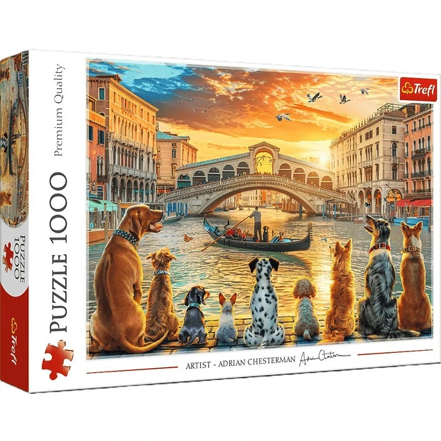 Puzzle 1000: Pieski w Wenecji_1