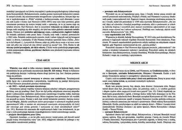 Nad Niemnem. Lektury z opracowaniem