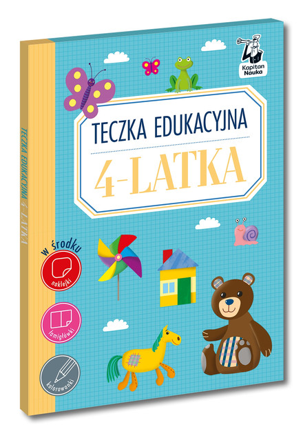 Teczka edukacyjna 4-latka Kapitan Nauka