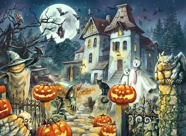 Puzzle Ravensburger Halloween - widok opakowania