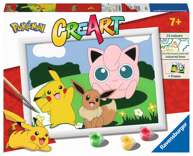 Ravensburger CreArt Pokemon malowanie po numerach 235711