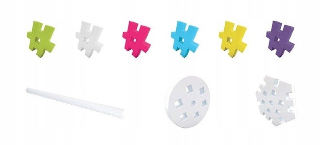 Klocki Meli Constructor Pink 400 el. – dziewczynki 3+
