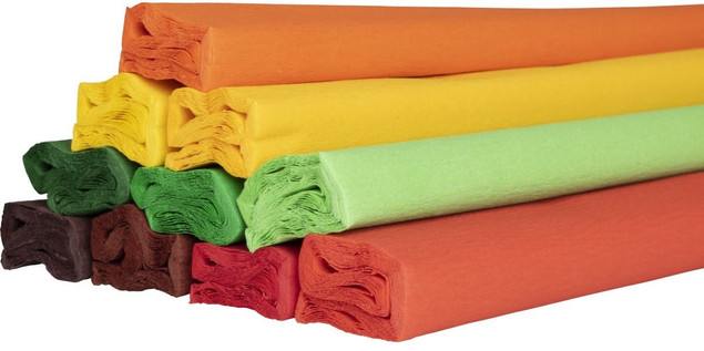 Happy Color ZESTAW BIBUŁA MARSZCZONA Jesień 10 Kolorów