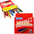 Kredki świecowe Schemat 24 sztuki
