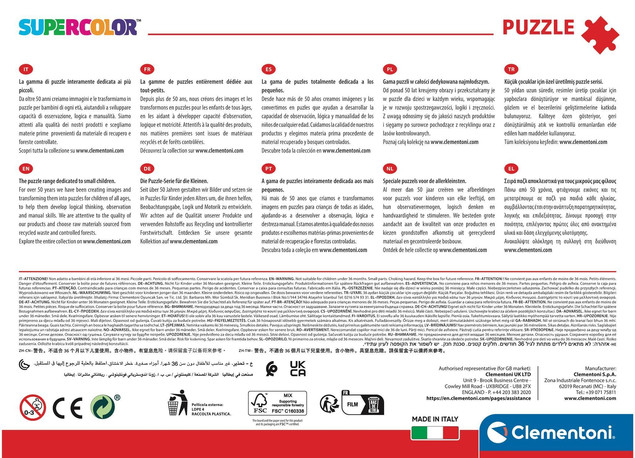 Puzzle Supercolor 104 Układanka Bajka LILO I STITCH Disney 6+ Clementoni