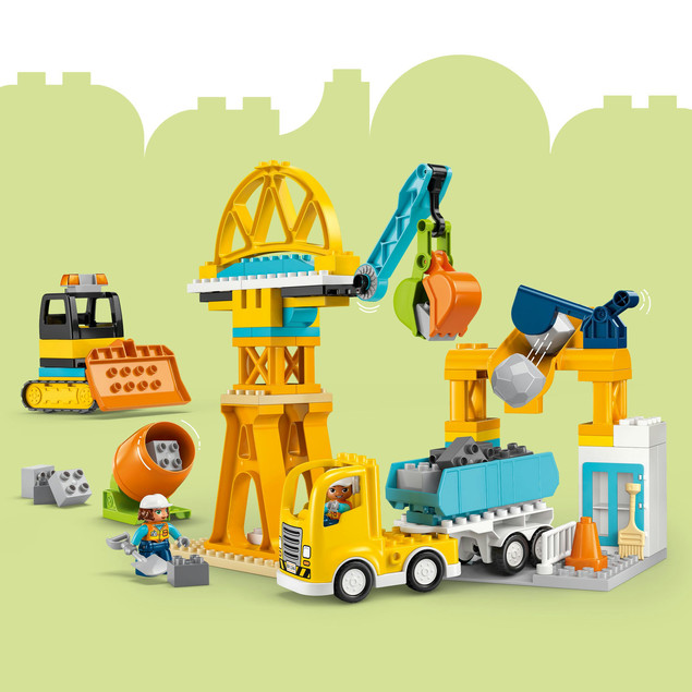 LEGO DUPLO 10476 Plac budowy i pojazdy 3 w 1 – 84 elementy
